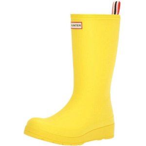 Hunter Yellow Women's Tall Rain Boots